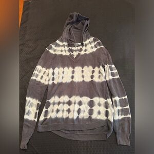 Roxy Tie Dyed Hooded Sweatshirt Hoodie Size L